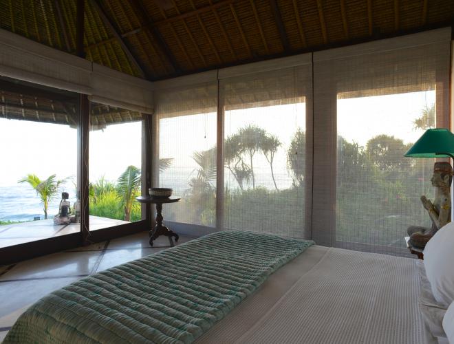 THE SPACIOUS BEDROOMS, SEPARATE BUNGALOWS, ALL HAVE SPECTACULAR OCEAN VIEWS