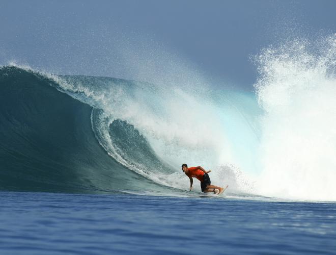 THE SURF BREAKS ON LEMBONGAN ARE WORLD RENOWNED